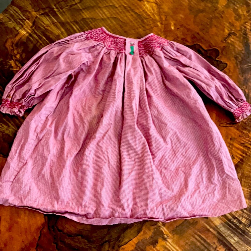 Smocked Christmas Stocking Dress by Strasbury 2 /3